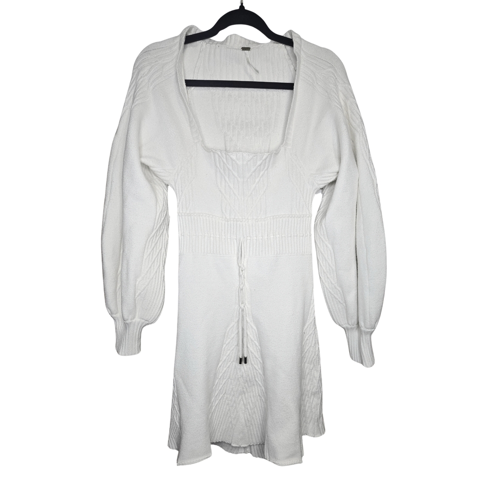 Free People White Knit Dress